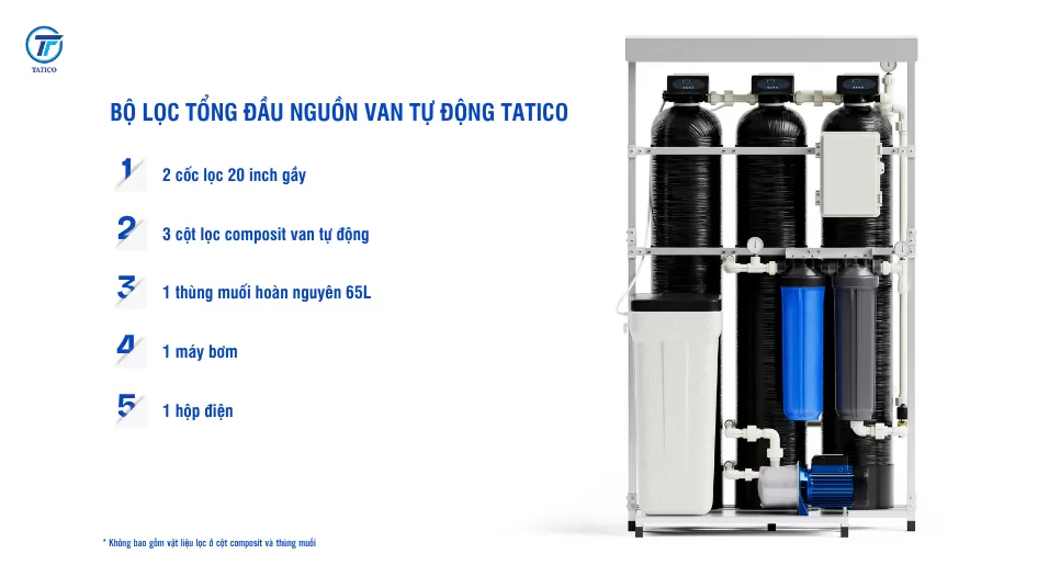Bộ lọc tổng đầu nguồn van tự động Tatico