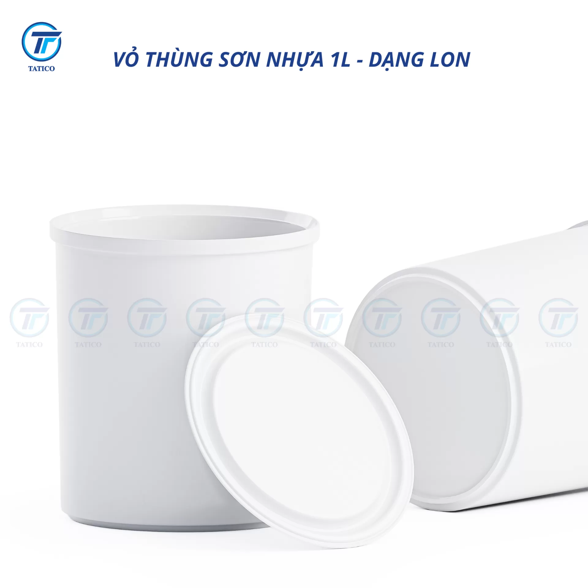 Vỏ thùng sơn nhựa 1L (dạng lon)