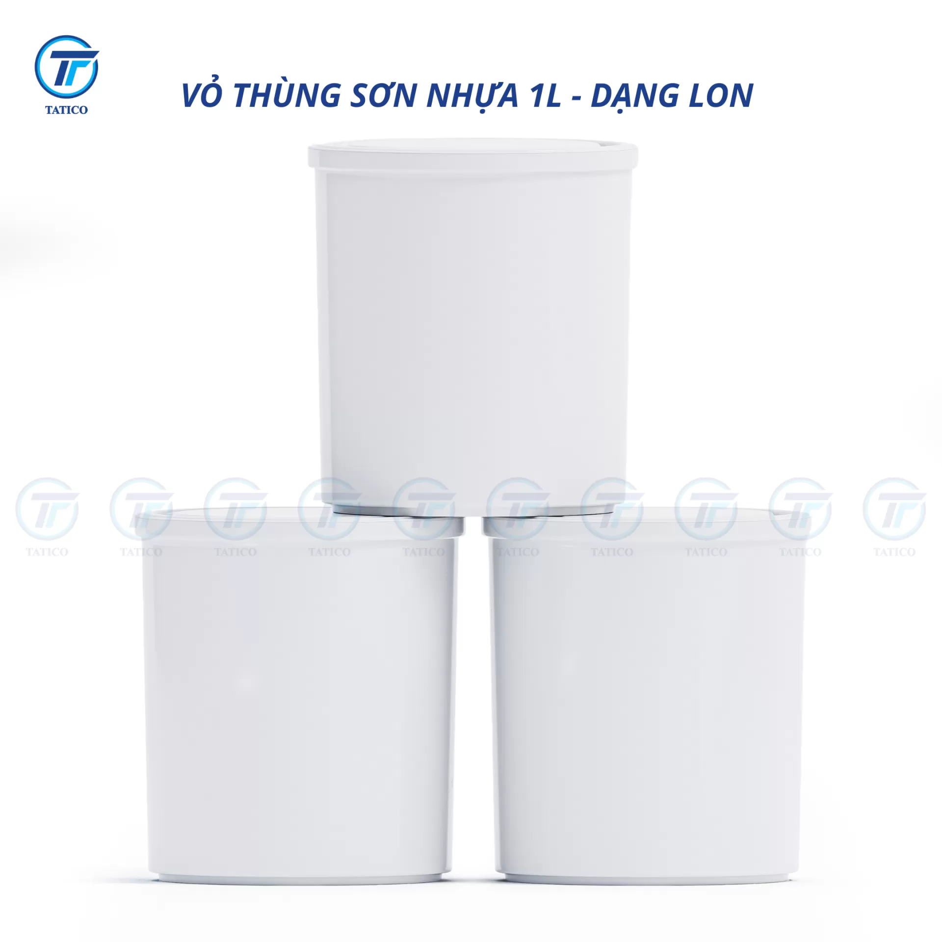 Vỏ thùng sơn nhựa 1L (dạng lon)