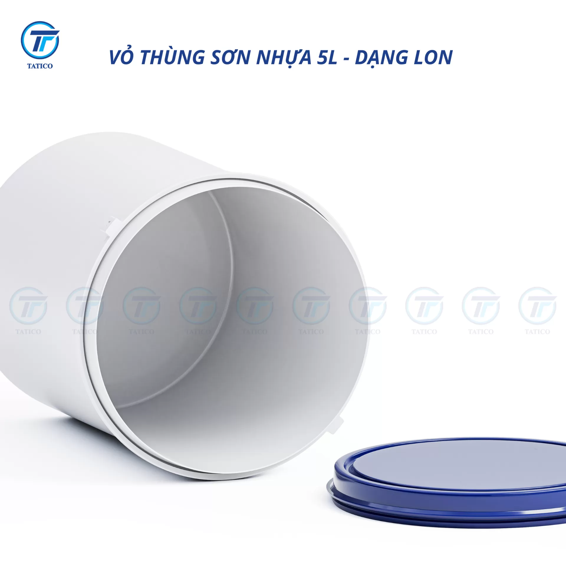 Vỏ thùng sơn nhựa 5L