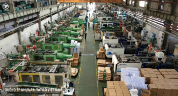 Quy trình sản xuất vỏ thùng sơn từ hạt nhựa nguyên sinh đến thành phẩm tại Tatico