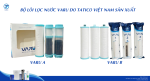 Bộ lõi lọc nước 1 2 3 của thương hiệu VARU thay thế cho máy lọc nước Kangaroo Karofi Mutisi Sunhouse và nhiều dòng máy phổ biến khác