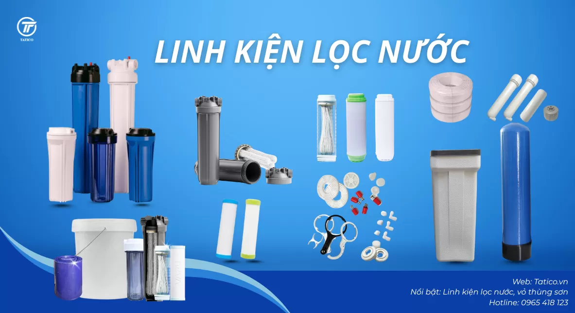 Linh kiện lọc nước Tatico – Giải pháp toàn diện cho hệ thống lọc nước hiện đại