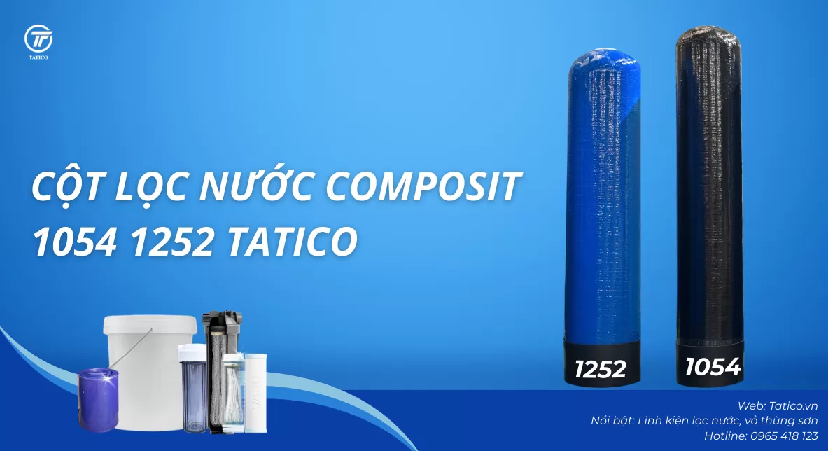 Learn about composite water filter columns 1054, 1252 Tatico: Optimal replacement solution for stainless steel water filter columns