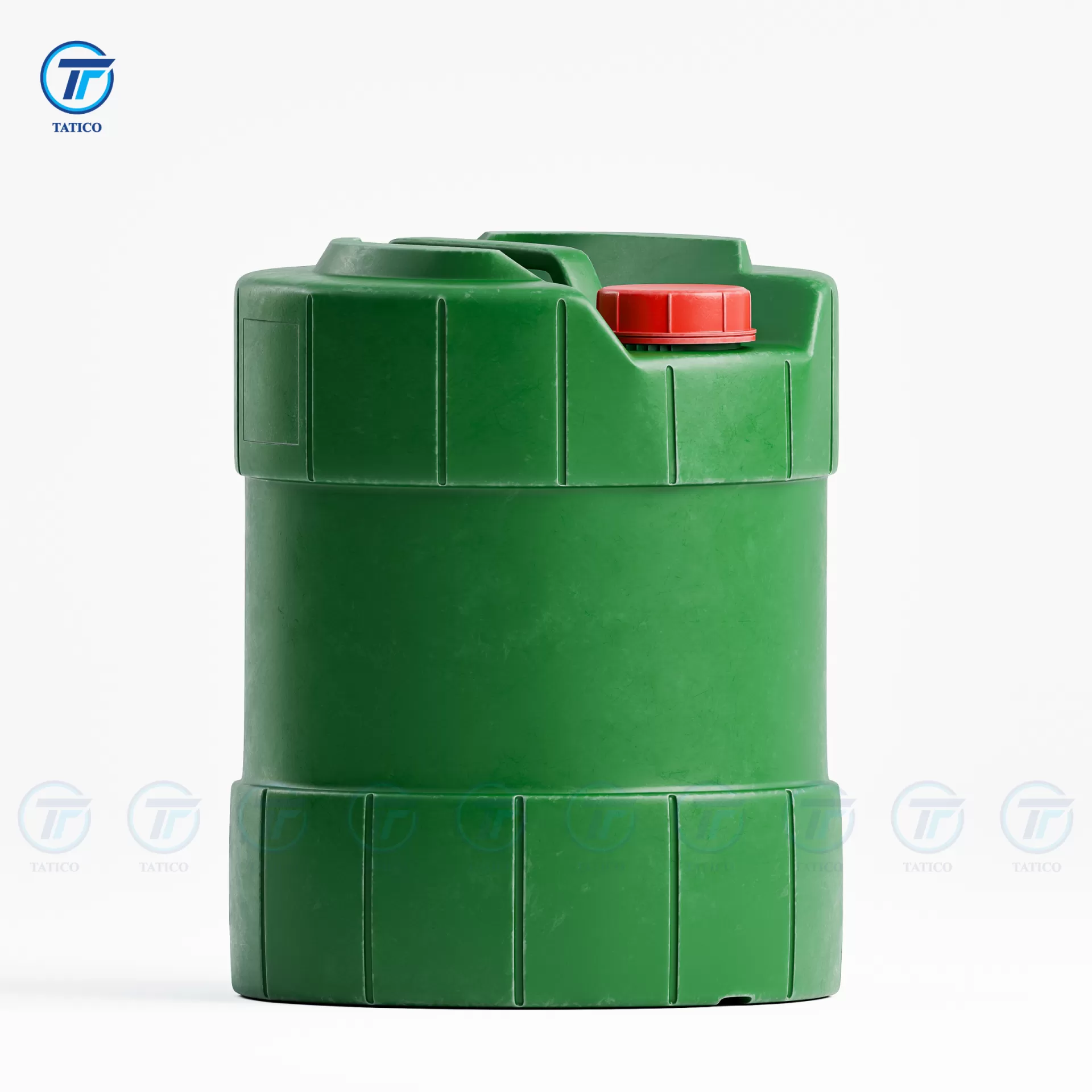 Tatico blue plastic can