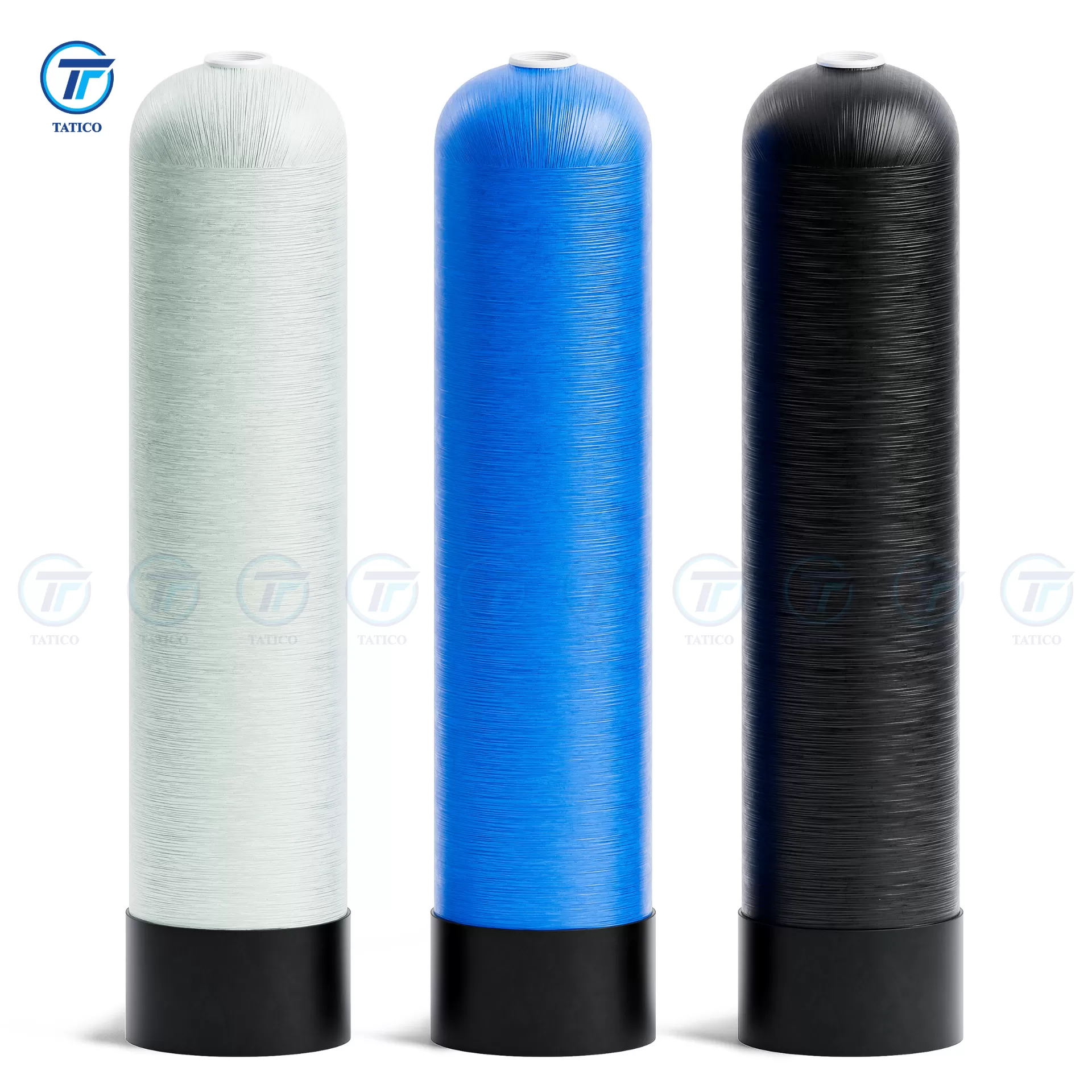 Cột lọc nước composit Tatico 1252 | màu xanh - trắng - đen