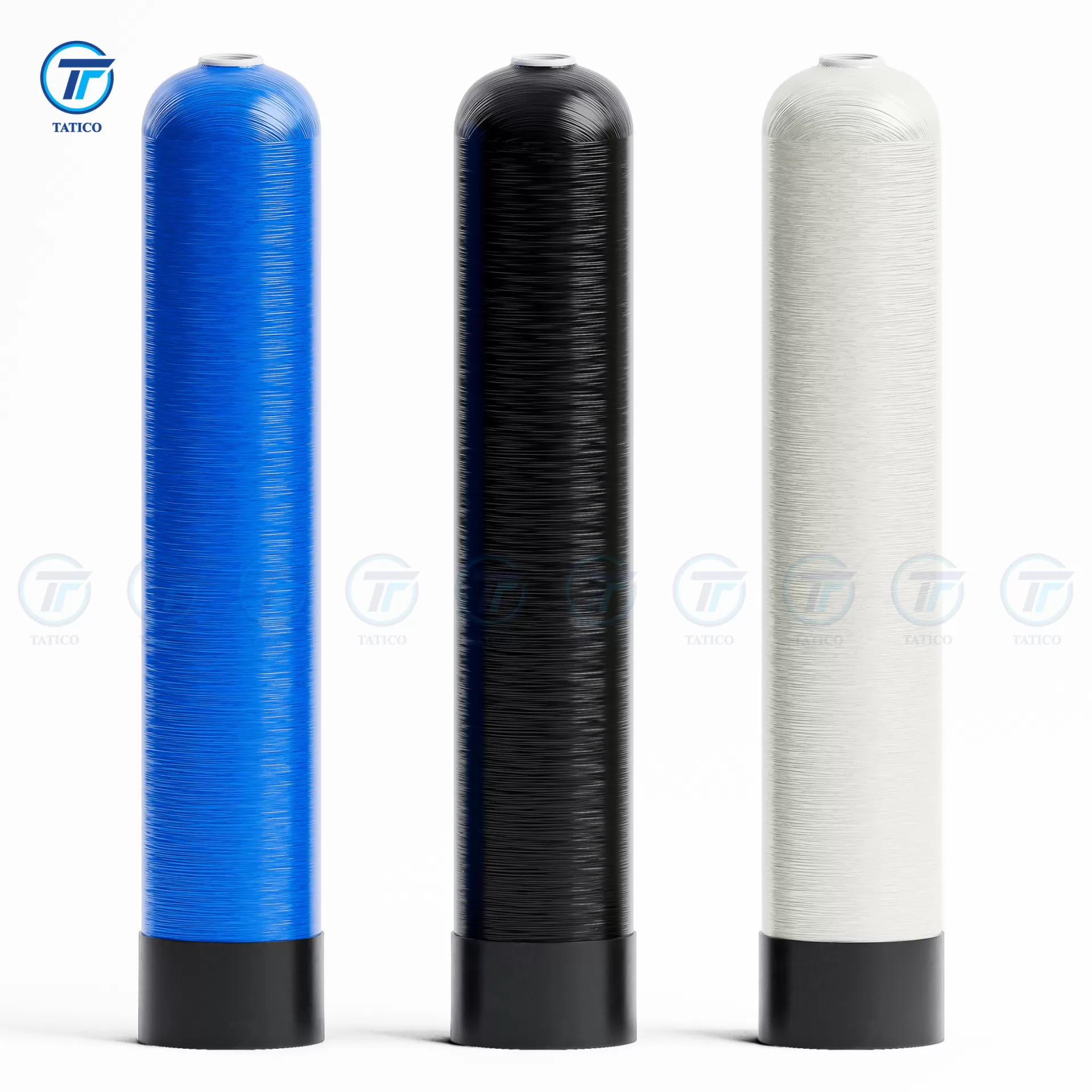 Cột lọc nước composit Tatico màu nguyên bản / xanh / đen