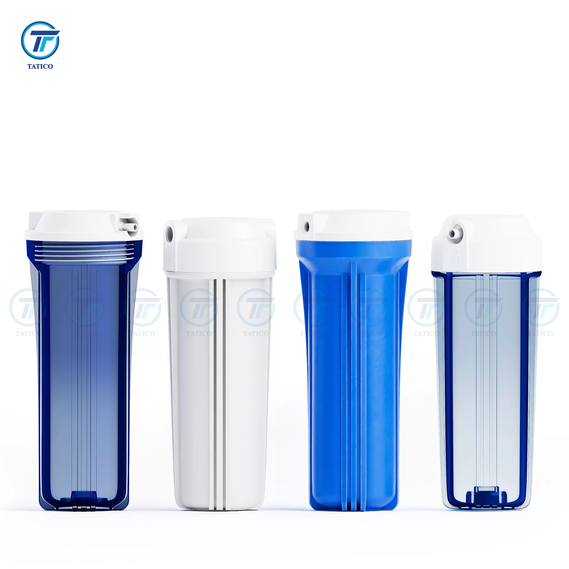 Cốc lọc nước 10 inch xanh - dạng vat