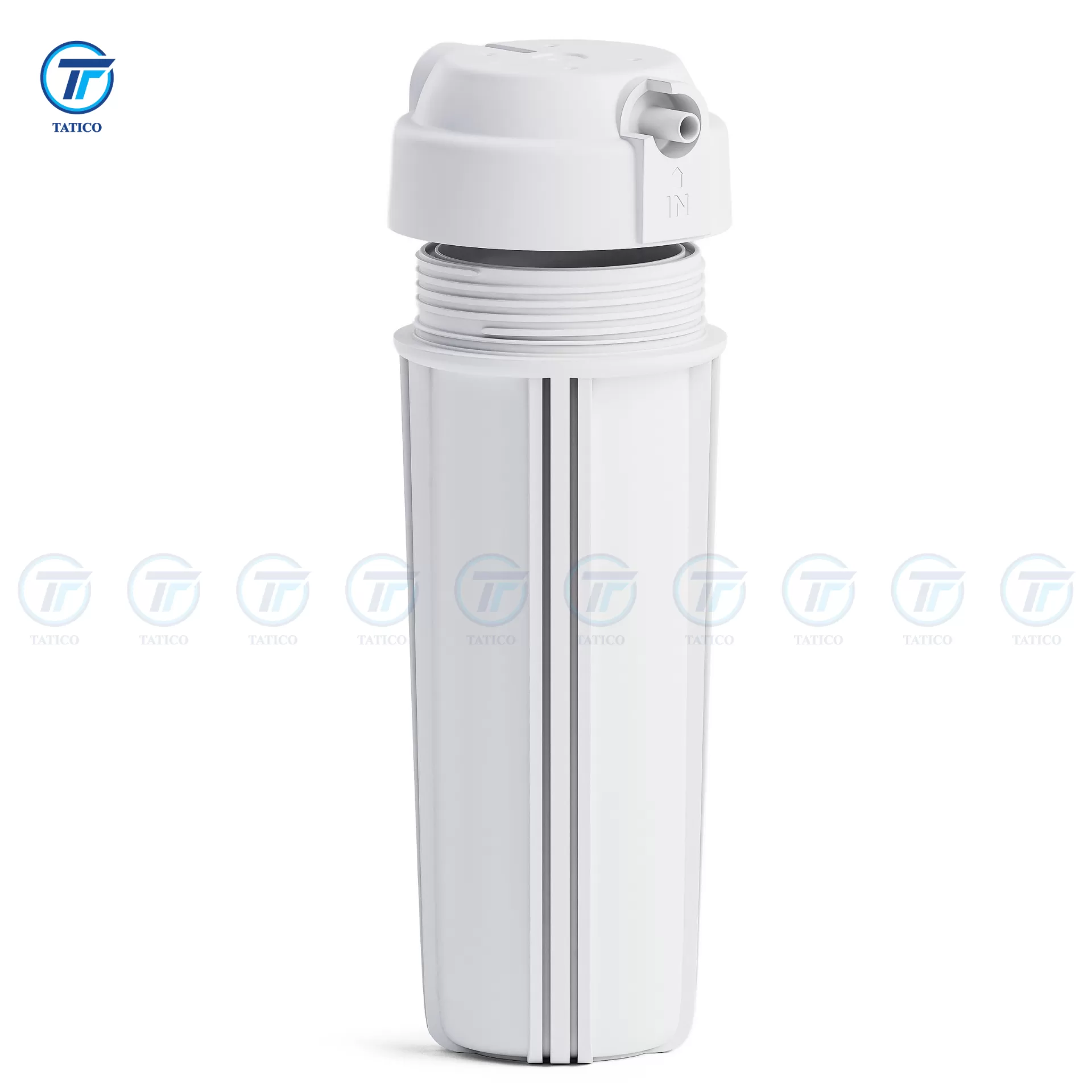 Cốc lọc nước 10 inch trắng - dạng organic