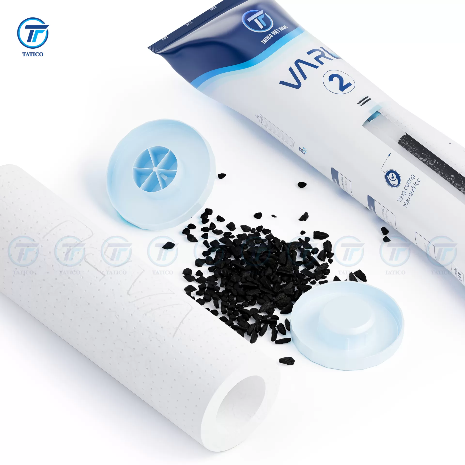 Combo 3 Lõi Lọc Nước VARU Số 1,2,3 (10 Inch)