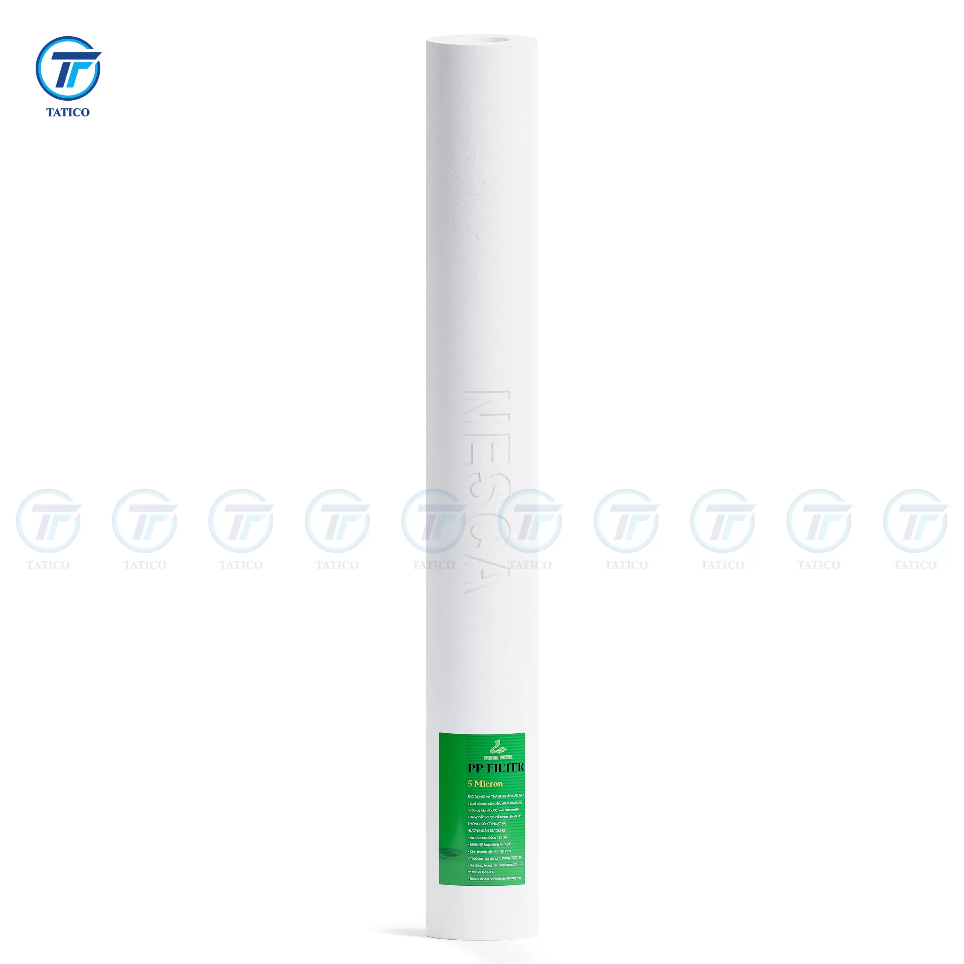 Lõi lọc nước thô 20 inch gầy