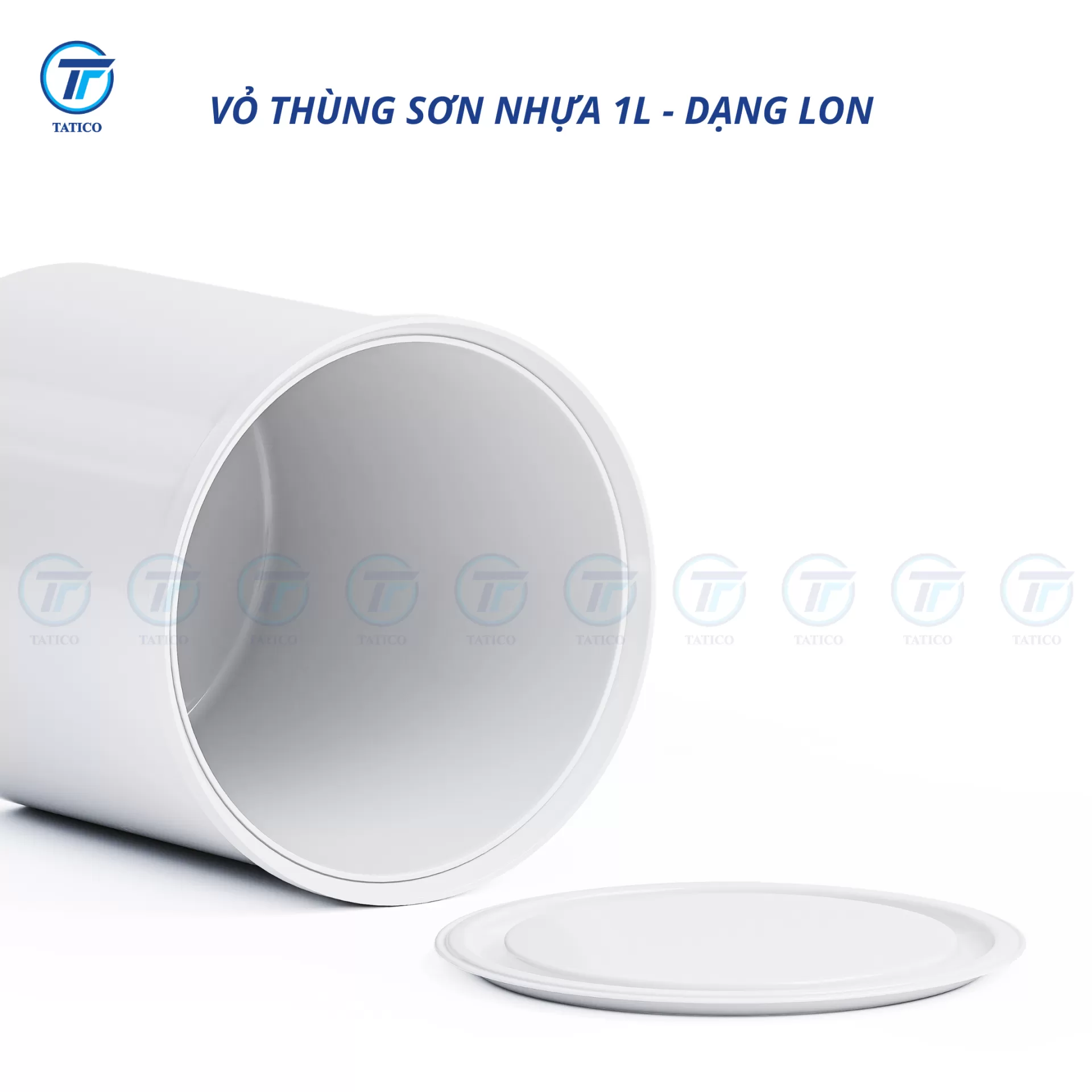 Vỏ thùng sơn nhựa 1L (dạng lon)